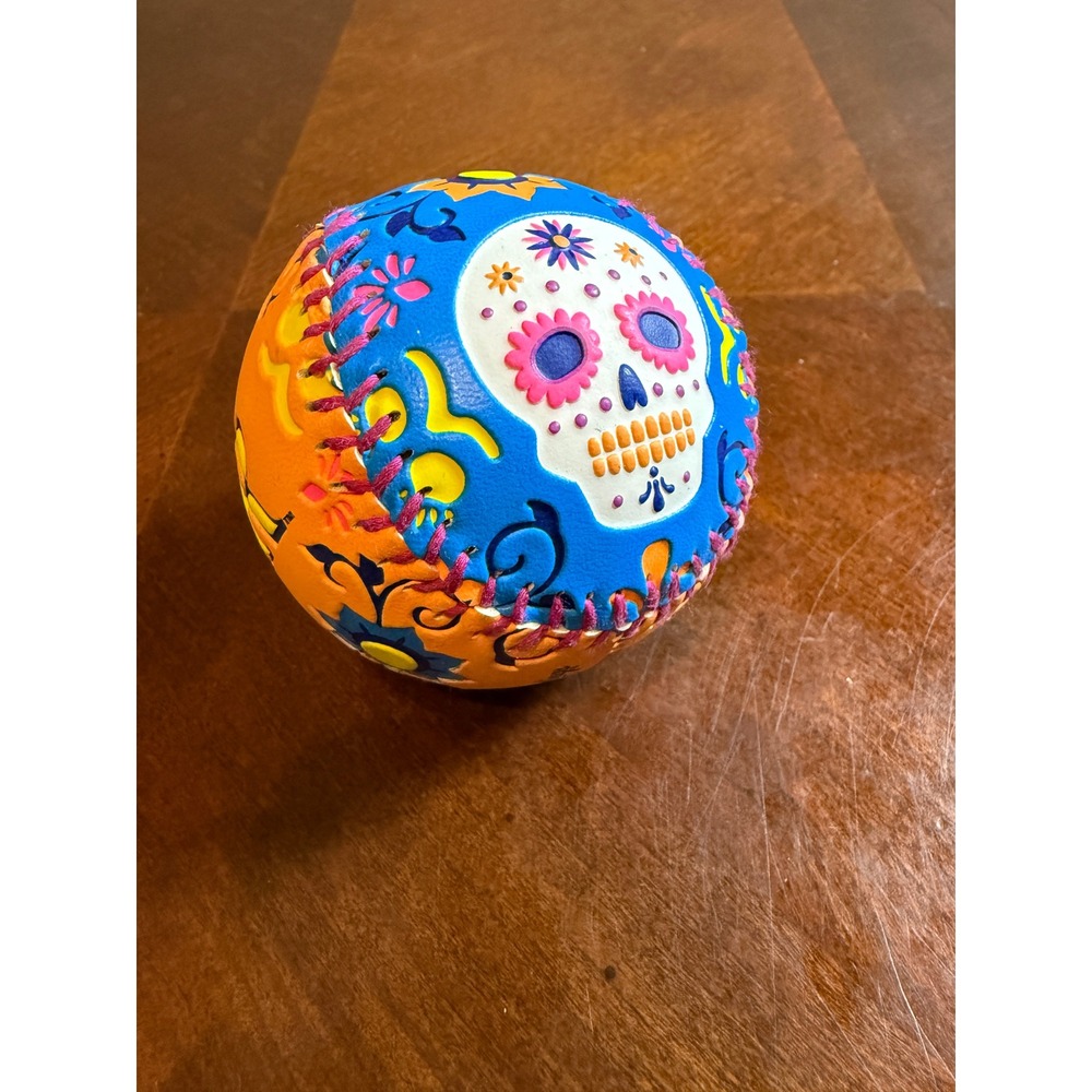 Rawlings Colorado Rockies MLB 2022 Sugar Skull Dia de los Muertos Baseball